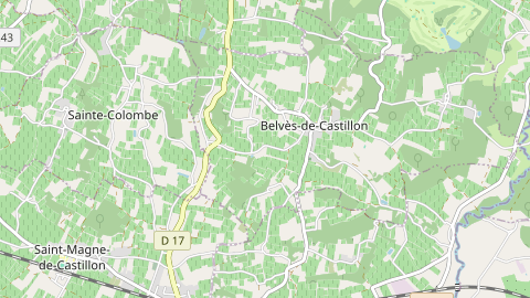 Carte de localisation de l'évènement
