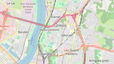 Carte de localisation de l'évènement