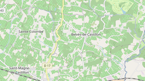 Carte de localisation de l'évènement