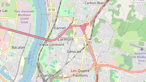 Carte de localisation de l'évènement