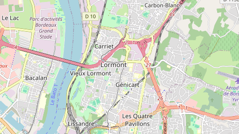 Carte de localisation de l'évènement