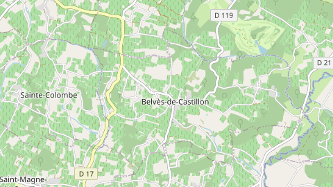 Carte de localisation de l'évènement