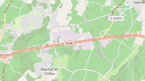 Carte de localisation de l'évènement