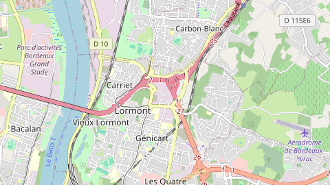 Carte de localisation de l'évènement