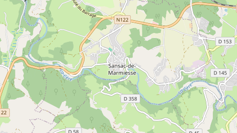 Carte de localisation de l'évènement