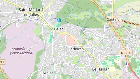 Carte de localisation de l'évènement