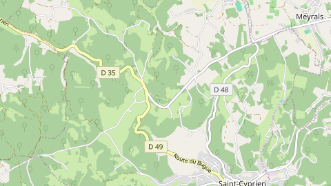 Carte de localisation de l'évènement