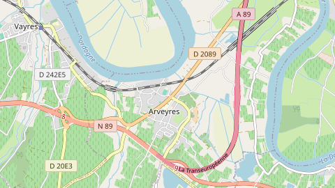 Carte de localisation de l'évènement