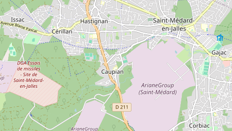 Carte de localisation de l'évènement