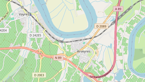 Carte de localisation de l'évènement