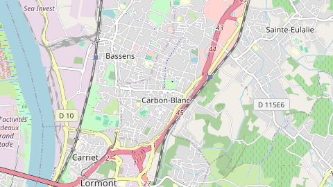 Carte de localisation de l'évènement