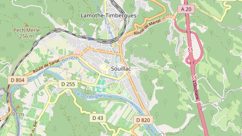 Carte de localisation de l'évènement