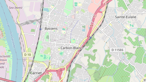 Carte de localisation de l'évènement