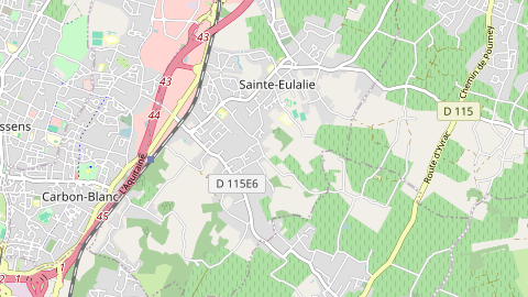 Carte de localisation de l'évènement