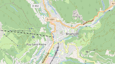 Carte de localisation de l'évènement