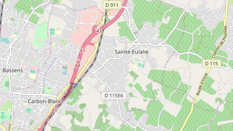 Carte de localisation de l'évènement