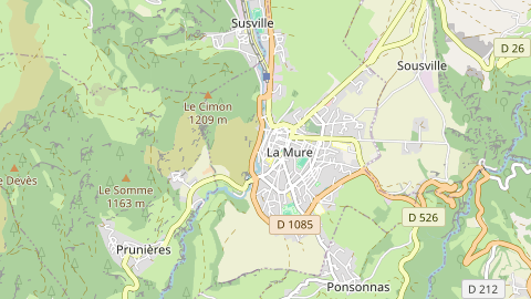 Carte de localisation de l'évènement