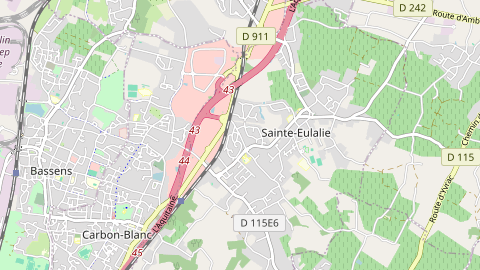 Carte de localisation de l'évènement
