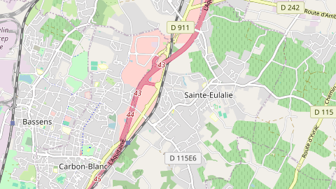 Carte de localisation de l'évènement