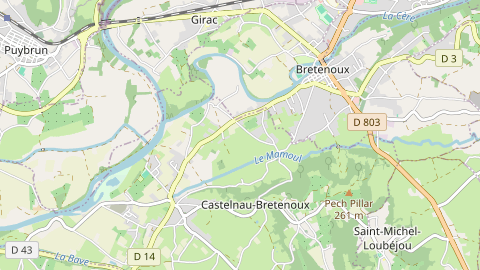 Carte de localisation de l'évènement