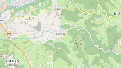 Carte de localisation de l'évènement