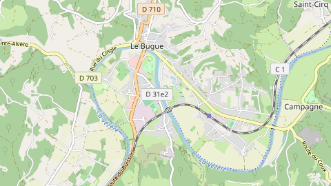 Carte de localisation de l'évènement