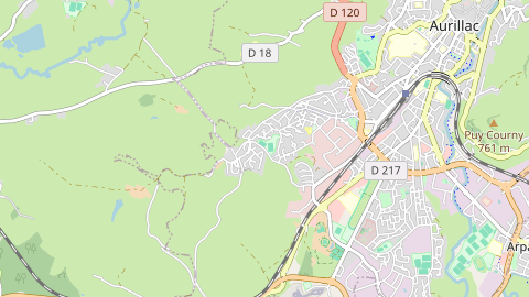 Carte de localisation de l'évènement