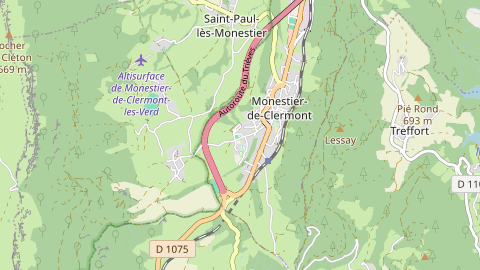 Carte de localisation de l'évènement