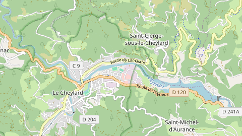 Carte de localisation de l'évènement