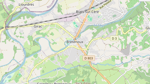 Carte de localisation de l'évènement