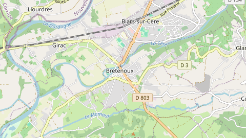 Carte de localisation de l'évènement