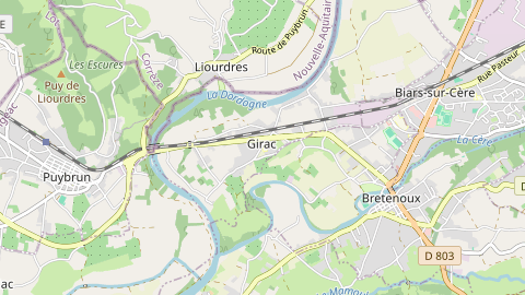 Carte de localisation de l'évènement