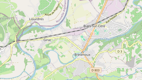 Carte de localisation de l'évènement