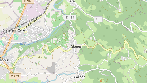 Carte de localisation de l'évènement