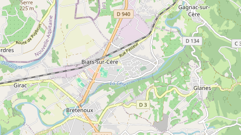 Carte de localisation de l'évènement