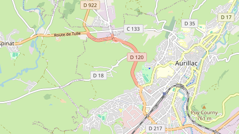 Carte de localisation de l'évènement
