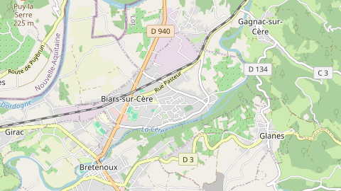 Carte de localisation de l'évènement