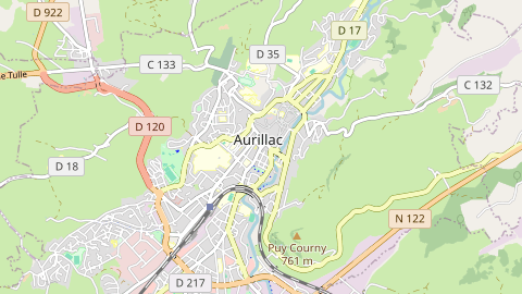 Carte de localisation de l'évènement