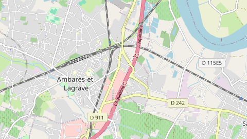 Carte de localisation de l'évènement