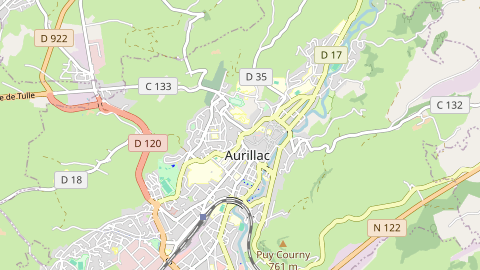 Carte de localisation de l'évènement