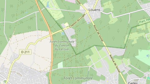 Carte de localisation de l'évènement