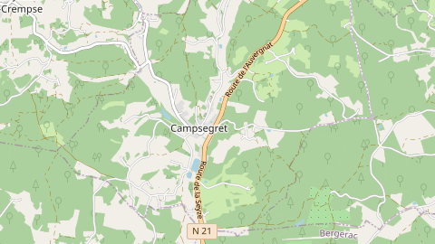 Carte de localisation de l'évènement