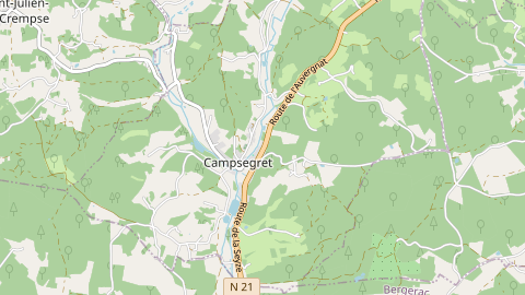 Carte de localisation de l'évènement