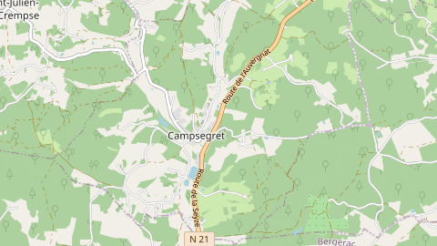 Carte de localisation de l'évènement