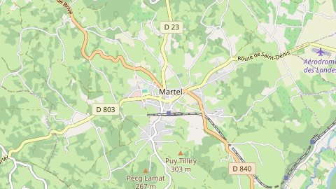 Carte de localisation de l'évènement