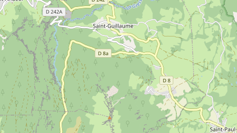 Carte de localisation de l'évènement