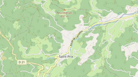 Carte de localisation de l'évènement