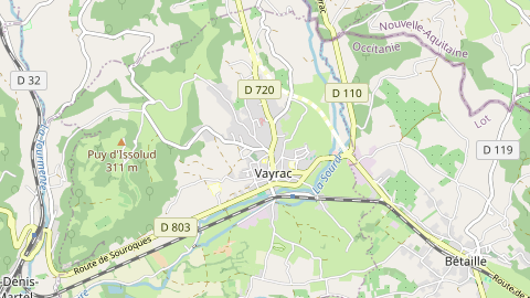 Carte de localisation de l'évènement