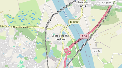 Carte de localisation de l'évènement