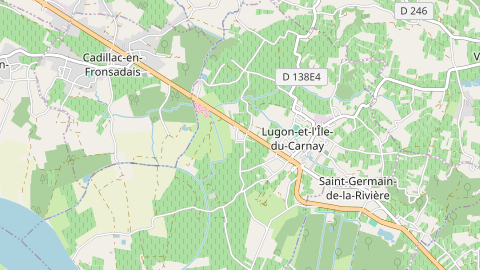 Carte de localisation de l'évènement